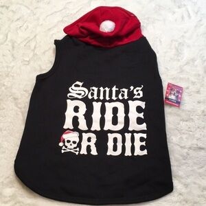 Dog sweater Santa Ride or Die sweater size XL